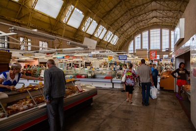 Inside Riga Central Market