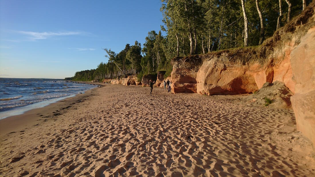 Sandy seaside